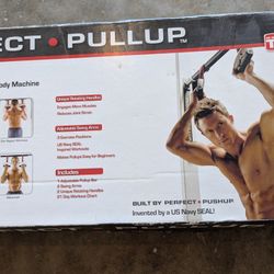 Perfect Pull Up Fitness Bar Home Gym Strength Training Pullup New