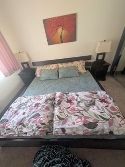 King size bed frame