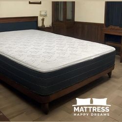 Queen Size Mattress 10 Inches Thick Also Available in Twin, Full, King Same Day Delivery 🚚 New From Factory With its Plastic