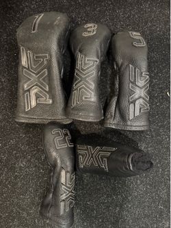 PXG leather golf headcover set