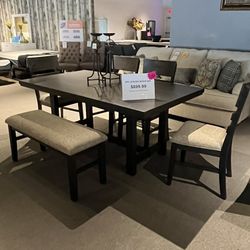 6pc Dining Room Set 
