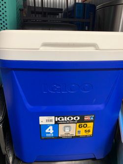Igloo 60 Quart Cooler with Roller wheels