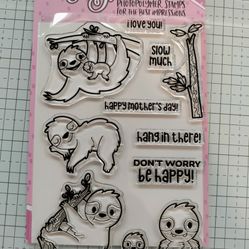 Slothy Stamp Set By Sassy Club 