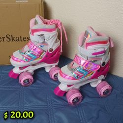 Pink Roller Skates Small Size 