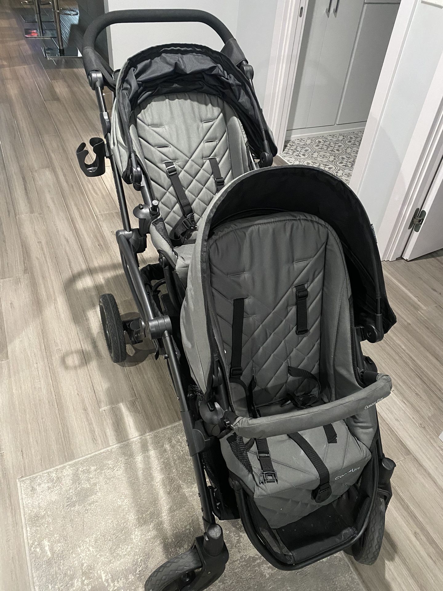 Double Baby Stroller Elite V2