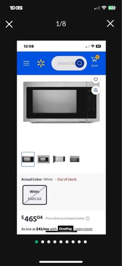 Paid $418 Amana 24" Stainless Steel 2.2 cu. ft. Countertop Microwave - AMC4322GS