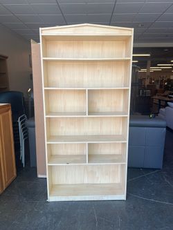 Cottage Style Solid Wood Pine Bookcase