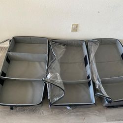 3 Under Bed Storage Bins (/w Wheels)