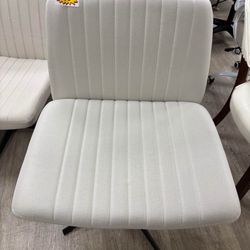 New beige swivel office chair