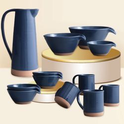 Denim Stoneware Set, REDUCED 