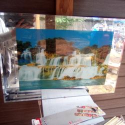 Vintage Moving Light And Sound Mirror Picture