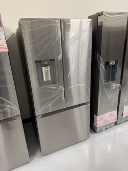 New Fridge Stainless Steel French Door Water Ice 