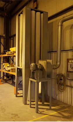 Large saw dust filter for warehouse