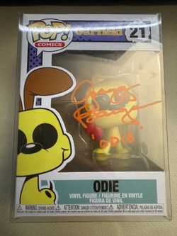 Garfield Odie Funko Pop #21 - JSA Autograph Gregg Berger SELL/TRADE