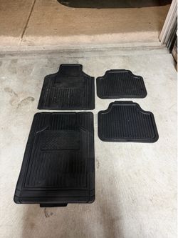 Winter car floor mats