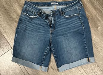 Sonoma Bermuda Denim Shorts Size 16