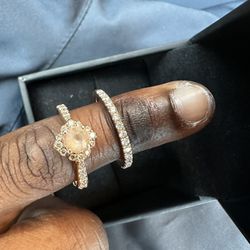 Engagement Ring With Wedding Band 