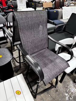 Height Top Outdoor Chair 360° Swivel sets of 2