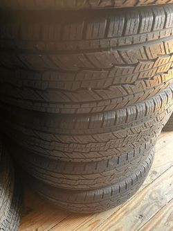 4 USED 25570R17 General Grabber All Season tires for $280 installed and balance.  255/70/17 255/70/R17 255 70 R 17 255 70 17 25570R17  Texas Extreme T