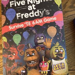 Five Nights at Freddy’s - Survive ‘ til 6 Am Game! Brand New