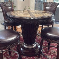 Table with Bar Stools