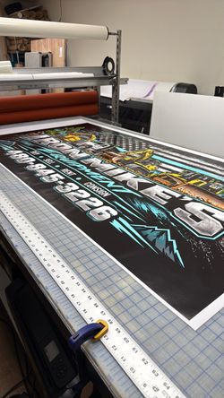 High quality vibrant colors banner printing