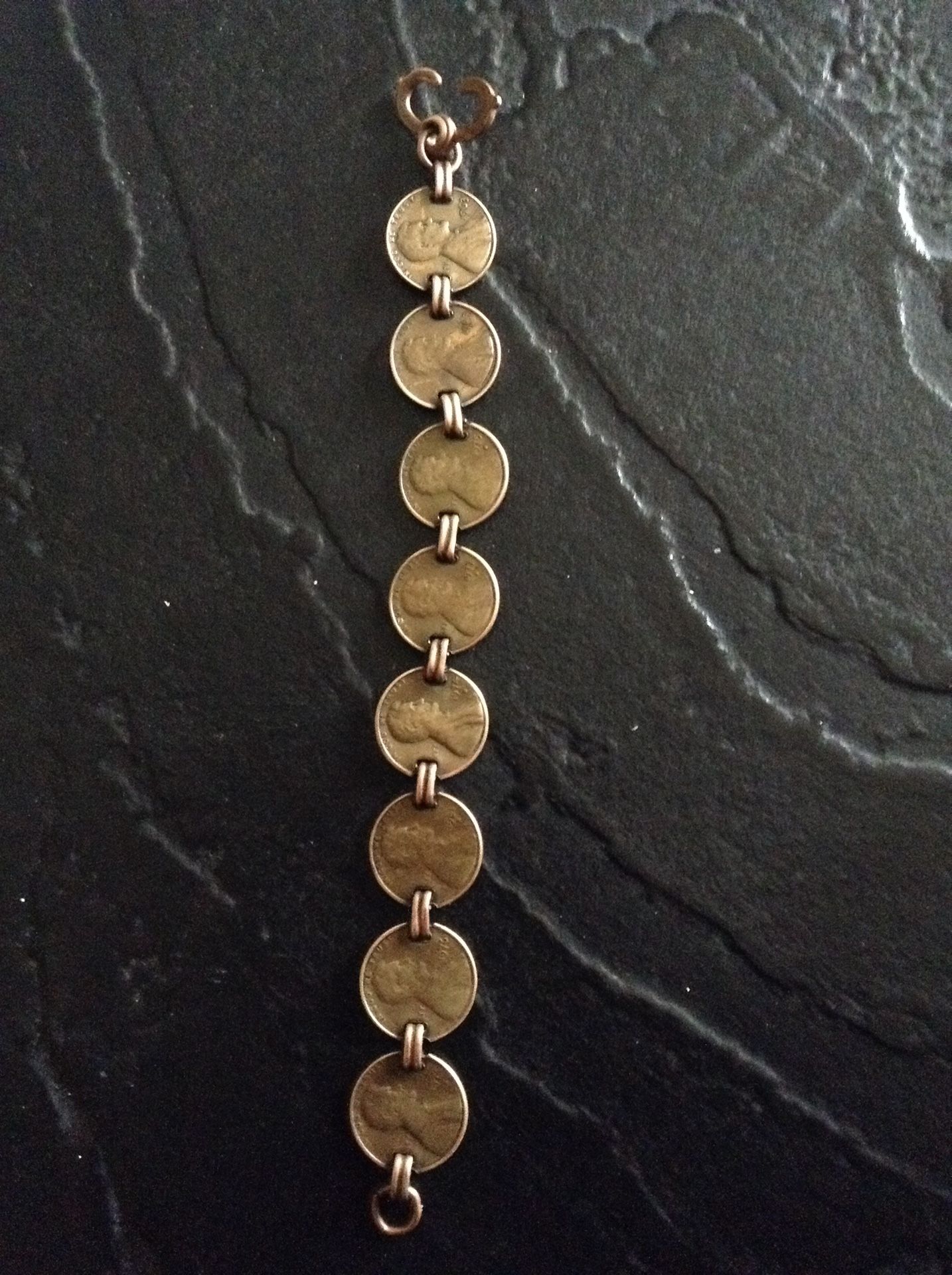 Penny bracelet $25.00 CASH, TEXT FOR PRICES.