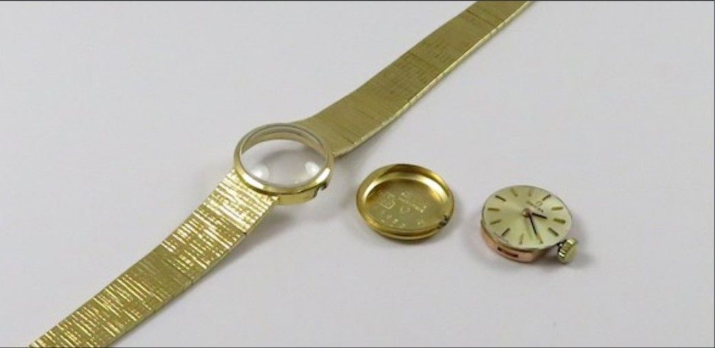 SOLID 18kt Gold Vintage Omega Watch. Working Watch