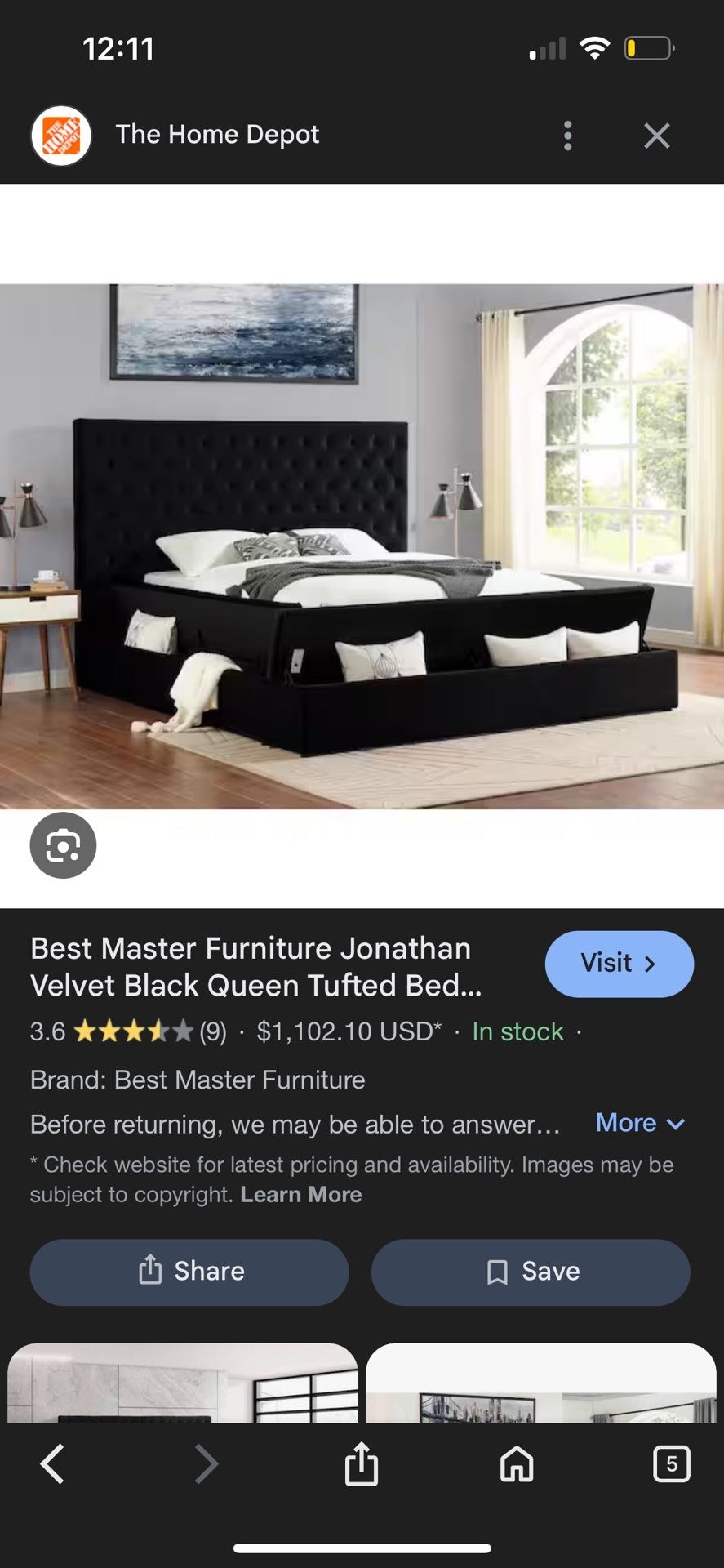 Queen Bed Frame