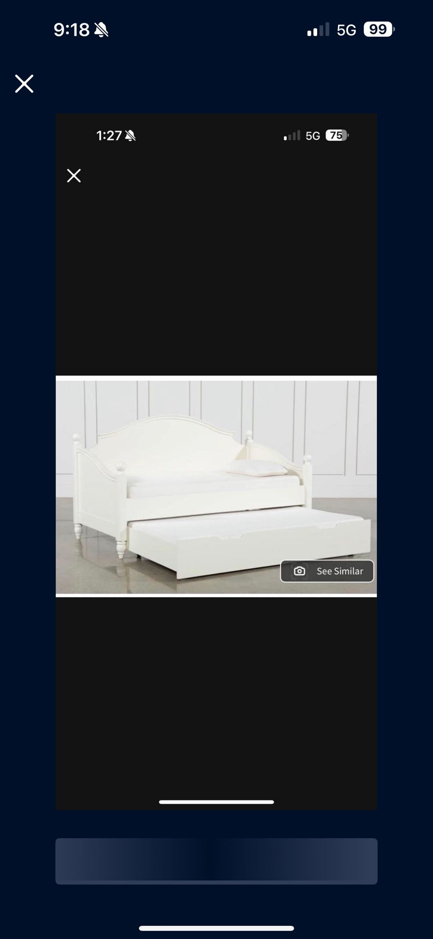 Twin Size Bed With Trundle Two Mattresses
