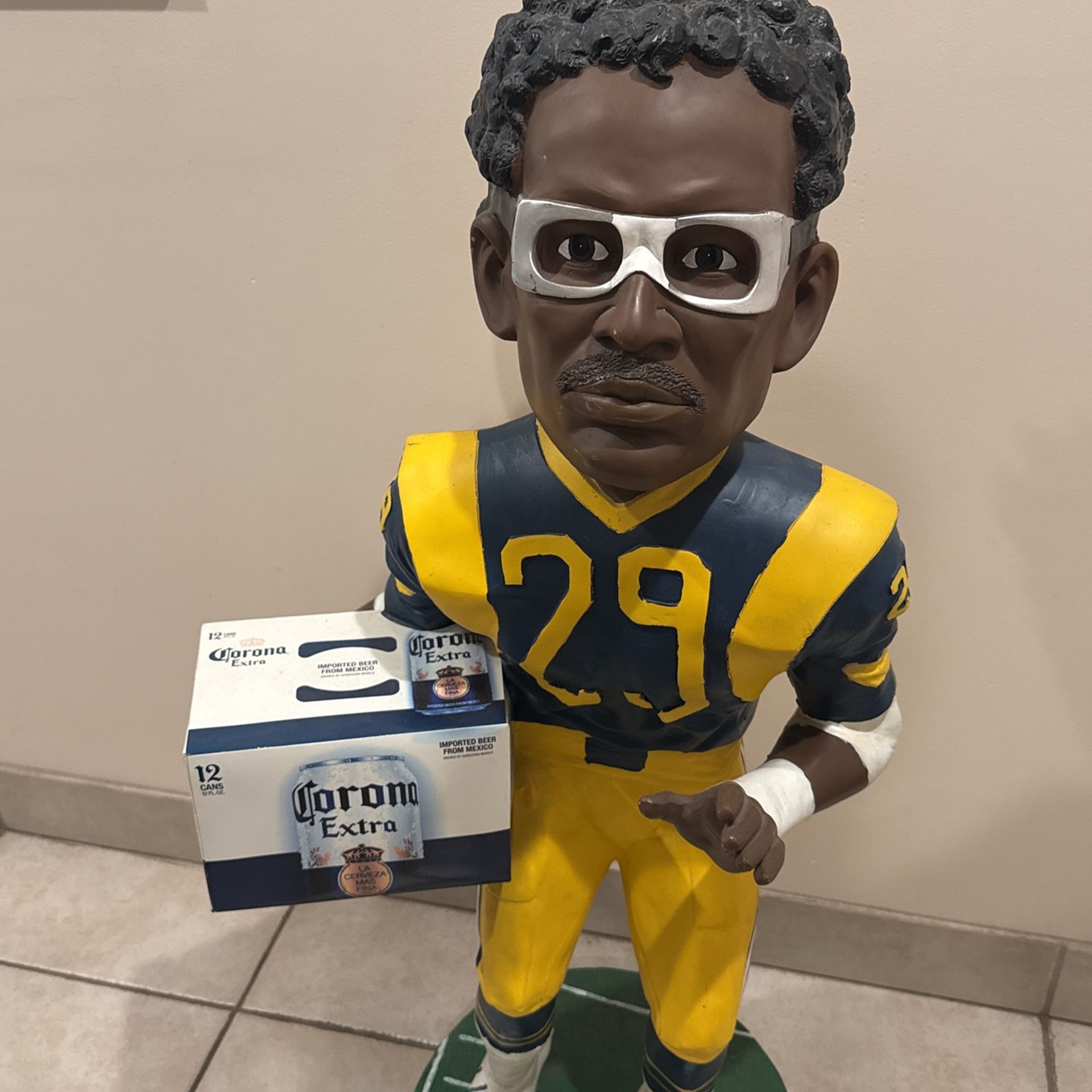Large Corona Eric Dickerson Bobble Head
