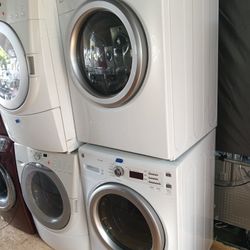 G/E Front Load Washer And Dryer Set Both Works Good 👍