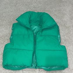 Green Puffer Vest