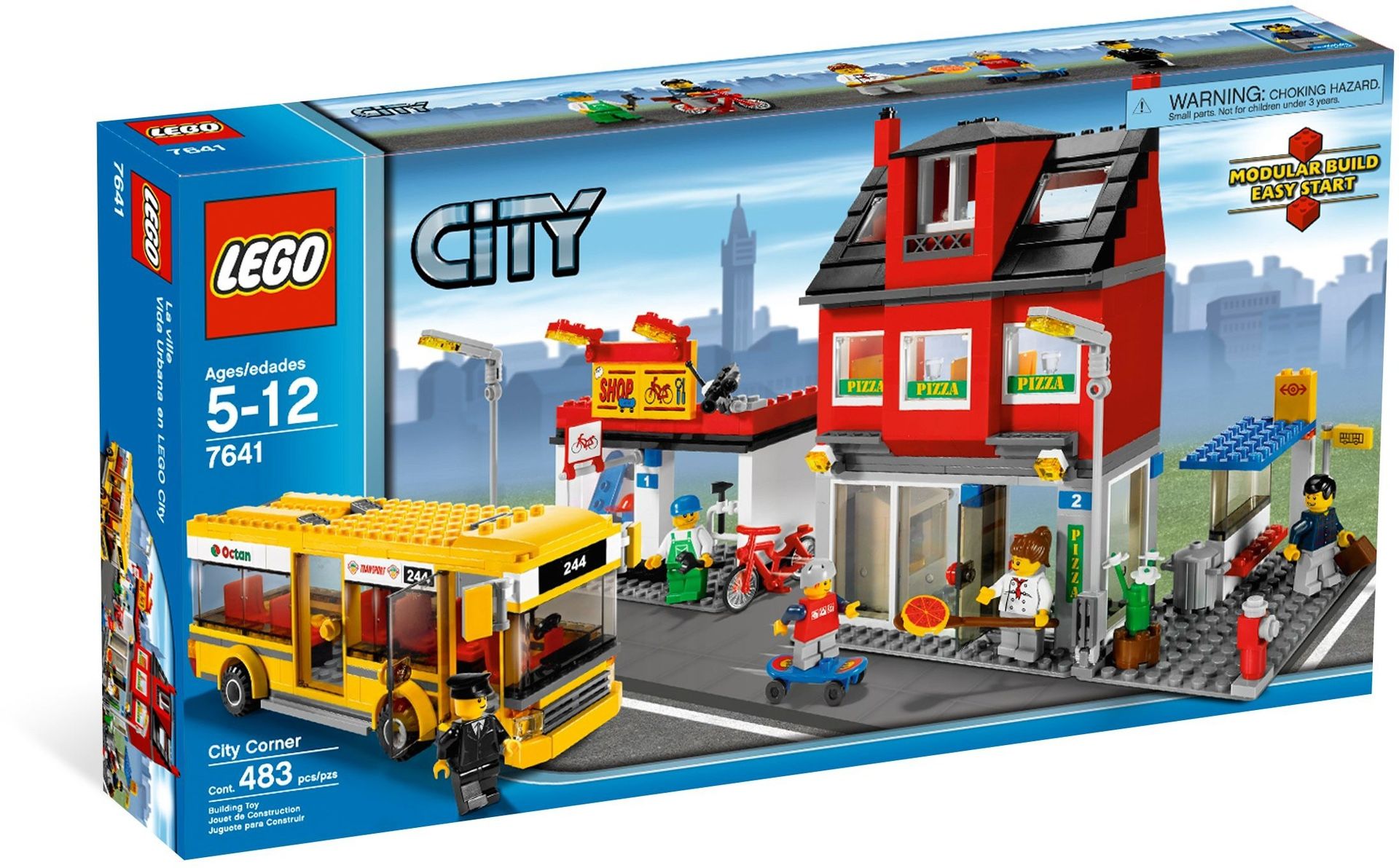 Lego City Corner 7641 complete w/ box & manuals LIKE NEW