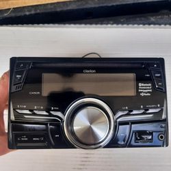 Clarion CX505 AM/FM CD Double DIN W/Bluetooth