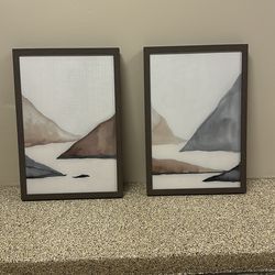 Decorative Art 16.5x26 x two