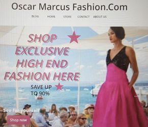 BIG SALE - OSCAR DE LA RENTA AND OTHER HIGH END GOWNS AND DRESSES