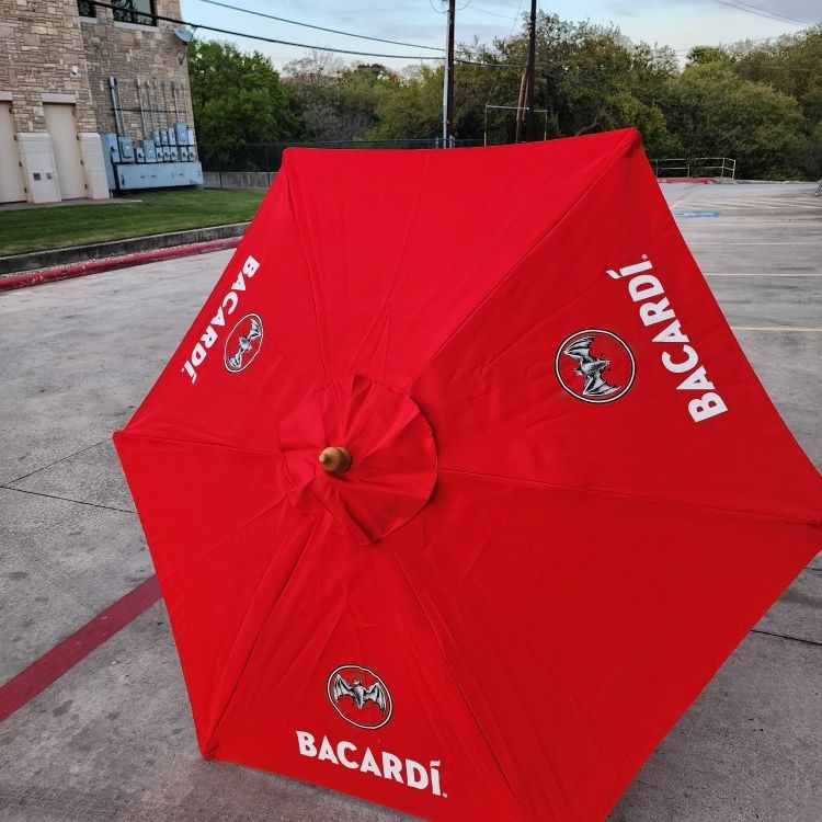 beer patio umbrella for sale Corona Extra Light Market Style NEW : Patio, Lawn & Garden Bacardi Rum Bat Metal Beer