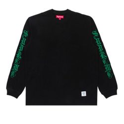 Supreme Old English Long-Sleeve Top 'Black