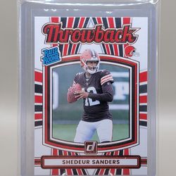 2025 Donruss Shedeur Sanders Rated Rookie RC