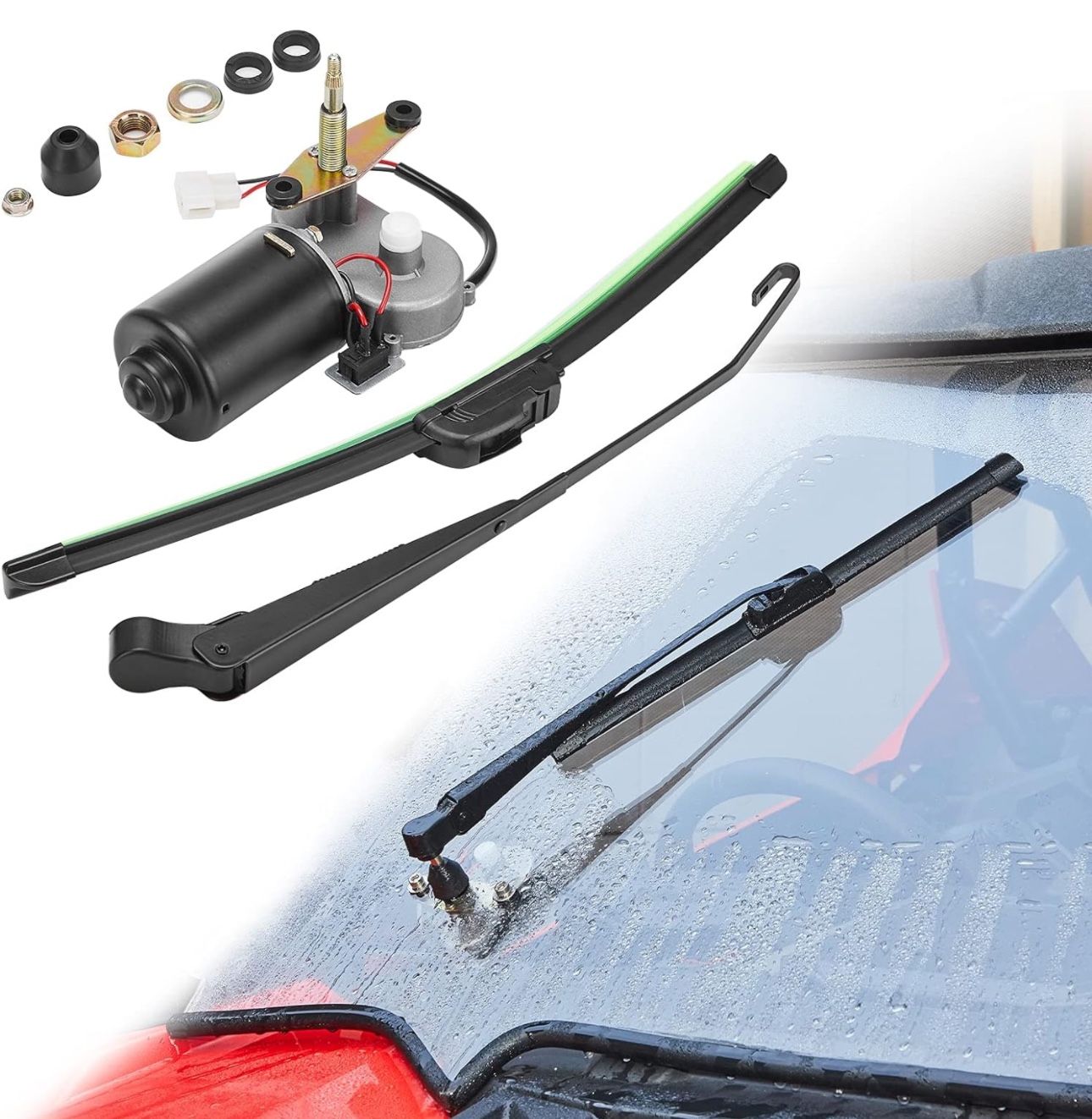 UTV Electric Windshield Wiper Motor Kit