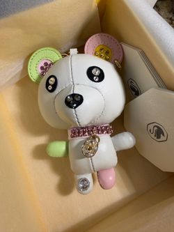 Swarovski Teddy Bear Crystal Bag Charm