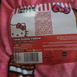 Hello Kitty TWIN THROW BLANKET 