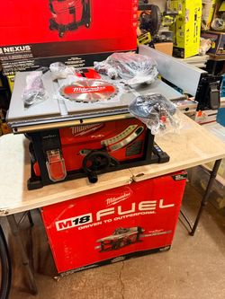 Milwaukee TOOL ONLY M18 FUEL ONE-KEY 18-Volt Lithium-lon Brushless Cordless 8-1/4 in. Table Saw NEW $450