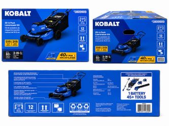 NEW Kobalt 40V Max 20” Brushless Cordless Lawn Mower Kit – 6.0Ah Battery & Charger Included