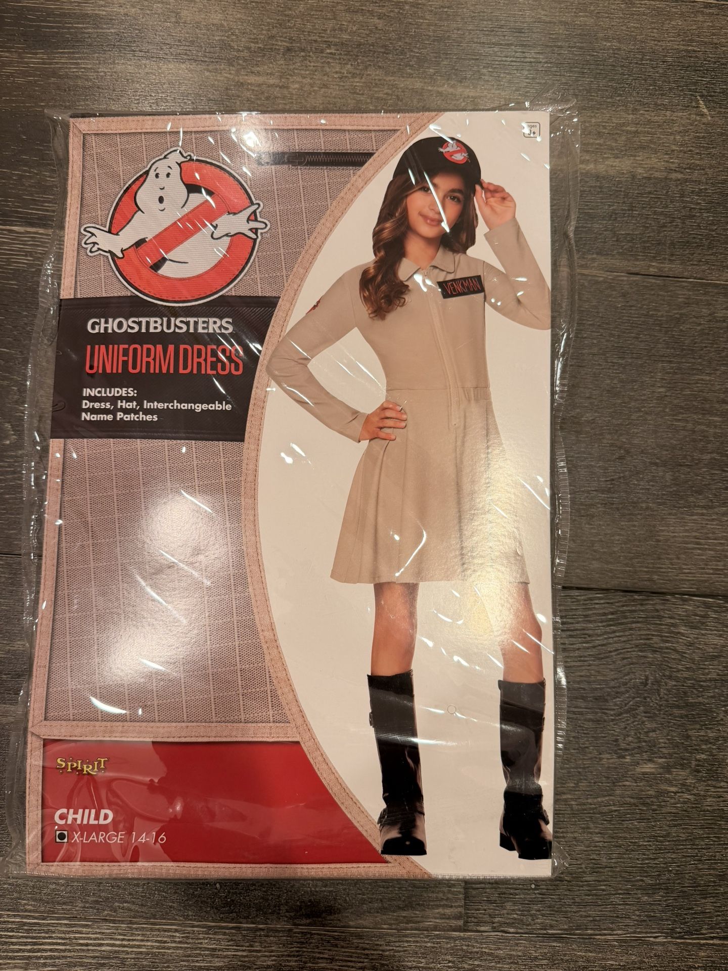 Ghost Buster Halloween Costume Kids XLarge 14-16