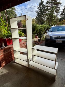FREE - closet shelf units PENDING