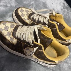 Louis Vuitton Air Force 1 Sizes 8.5