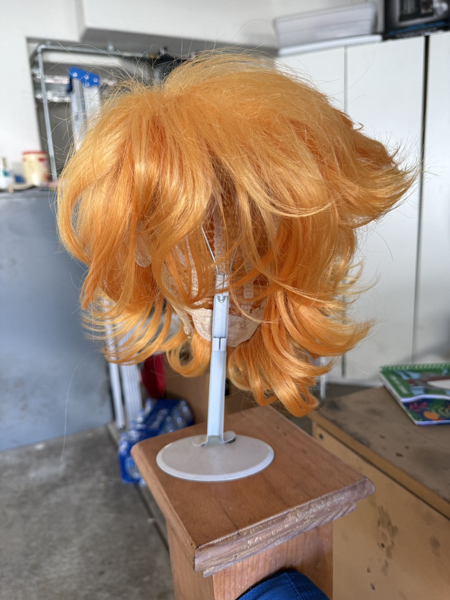 Anime Emma Wig Bright Orange