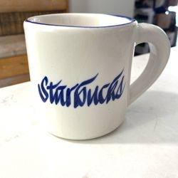 Vintage Pottery Starbucks Mug - great sturdy weight 